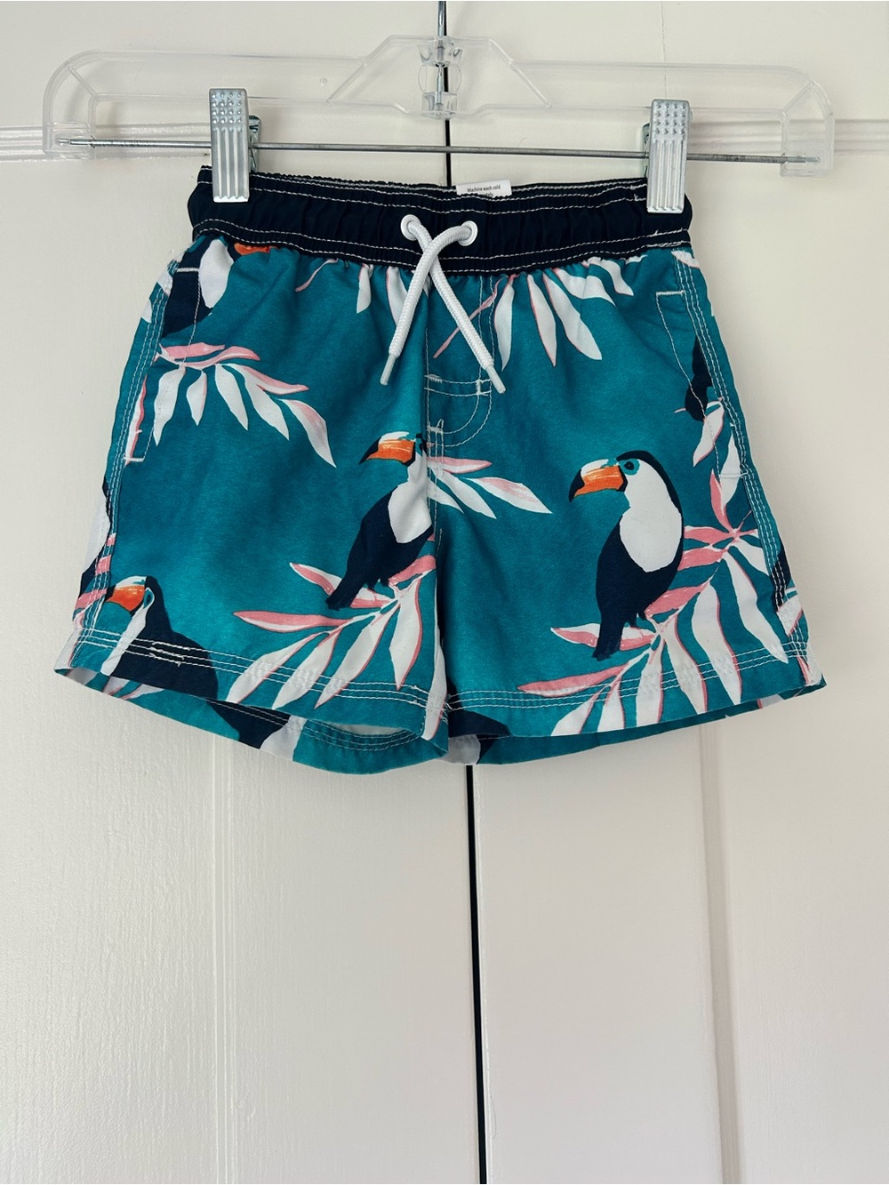 Gymboree Toddler Boys Swim Trunks Shorts Bottoms Toucan Print Size 18-24 Months